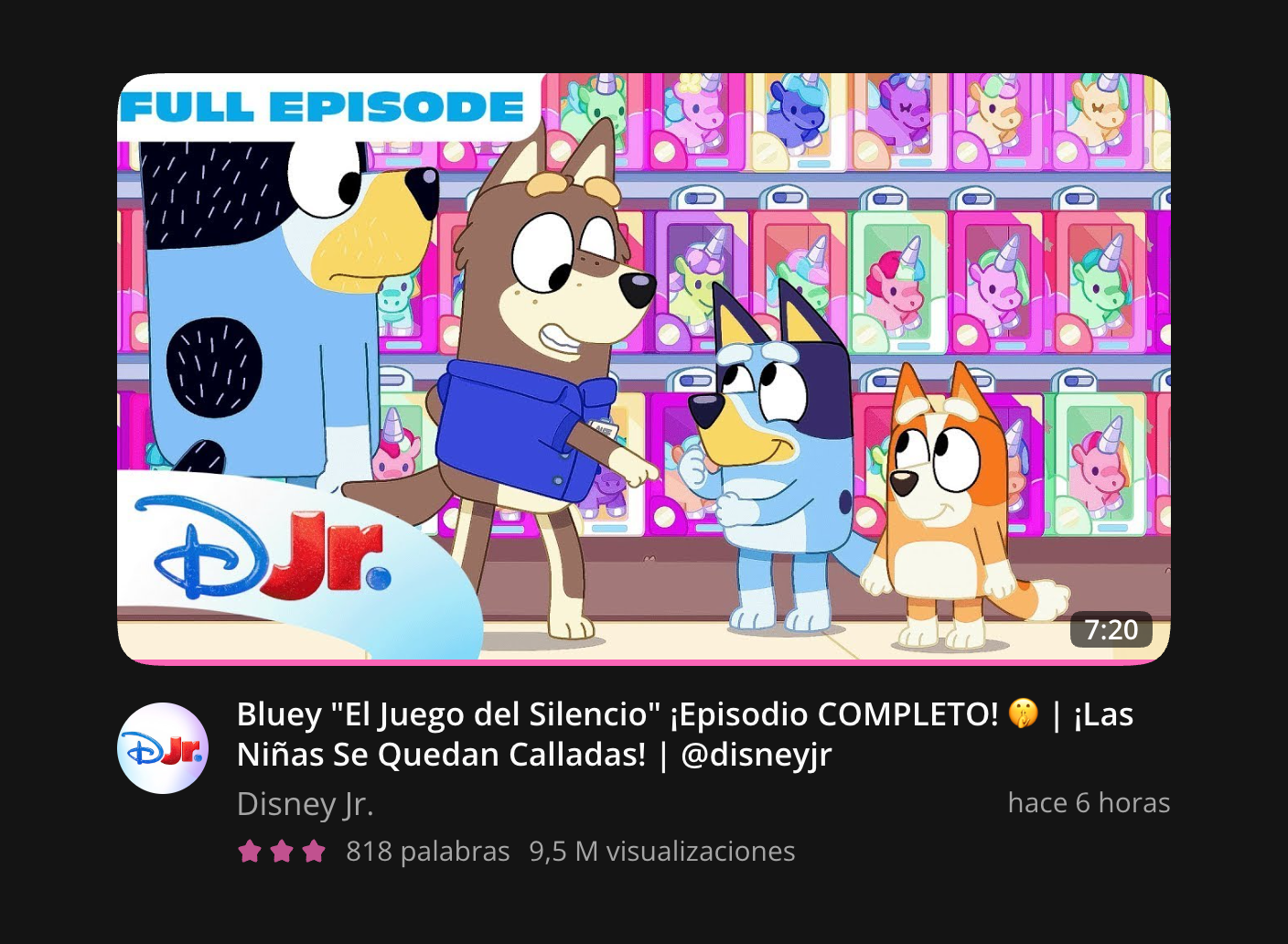 Información de una tarjeta de video