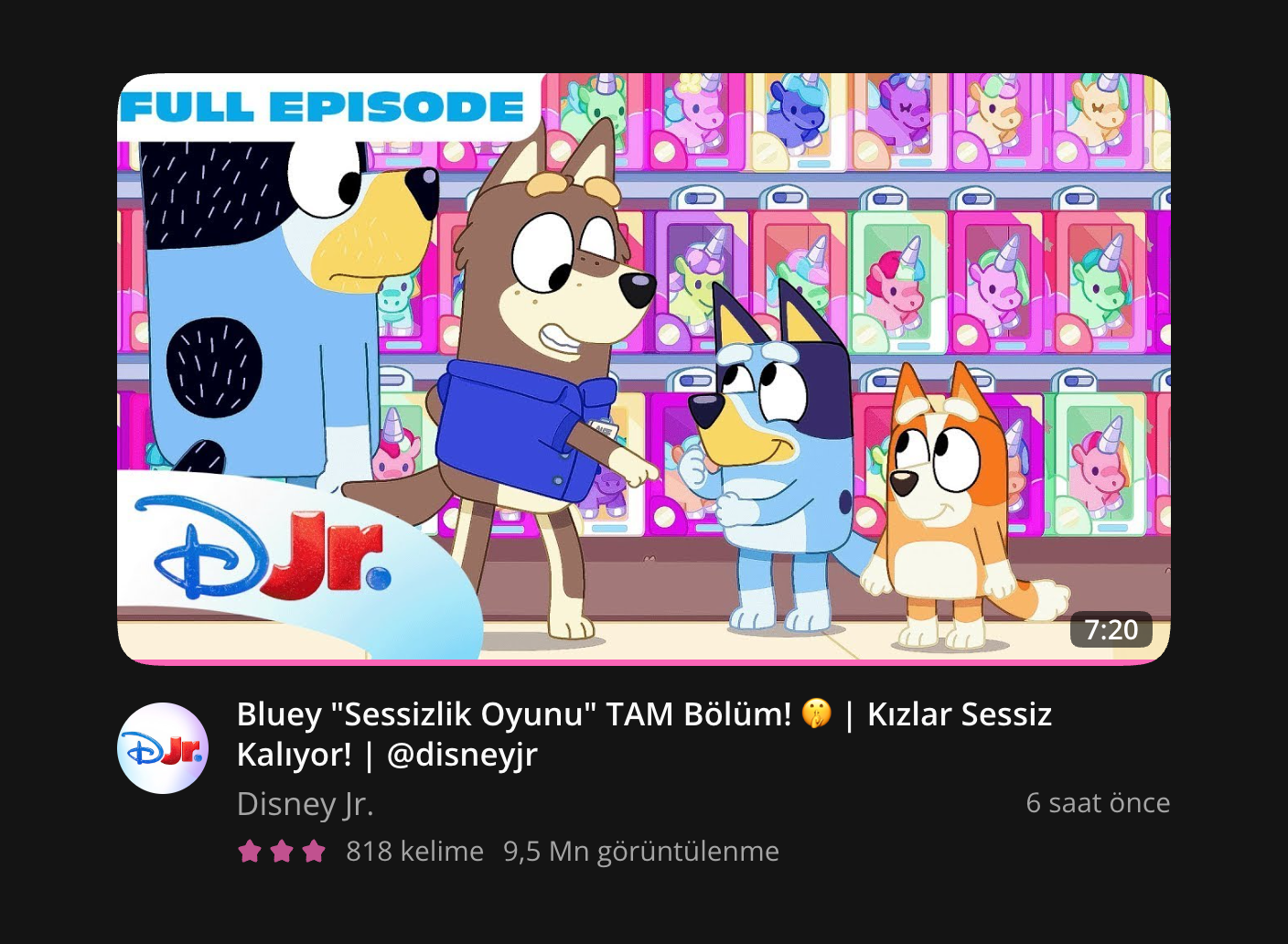 Video kartındaki bilgiler