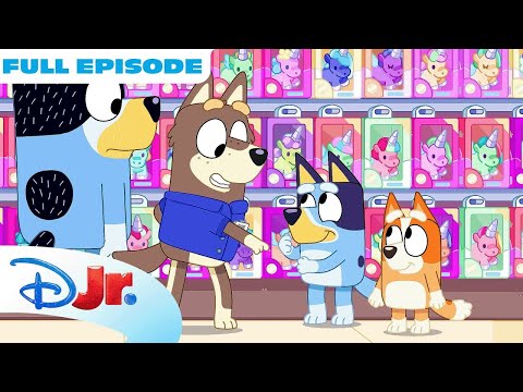 Bluey "The Quiet Game" FULL Episode! 🤫 | The Girls Stay Silent! | @disneyjr